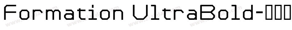 Formation UltraBold字体转换
